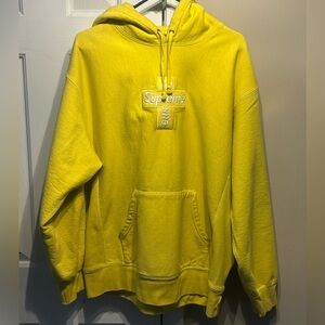 Supreme Cross Pox Logo Hooded Sweatshirt